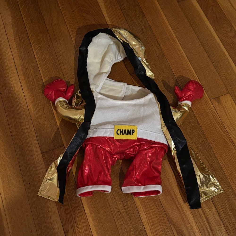 Dog boxing Halloween costume / Size medium